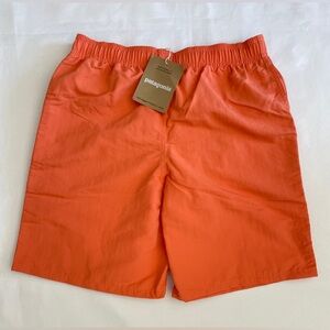 Patagonia Baggies 7" Shorts - Lined - Boys' Size M/10 Coho Coral SP24